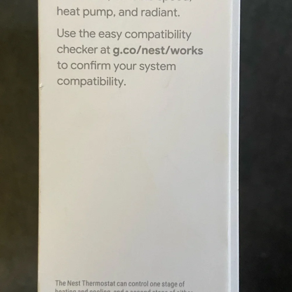 Google nest thermostat